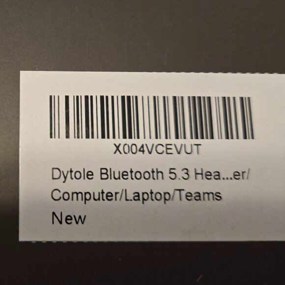 Wireless Headset w/ Mic for Work, Bluetooth 5.3 Headset w/ Noise Cancelling New - Picture 12 of 15